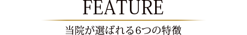 当院が選ばれる6つの特徴